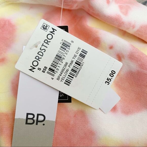 BP Pink/ Yellow Tie Dye Sweatshirt Nordstrom! - Picture 3 of 4